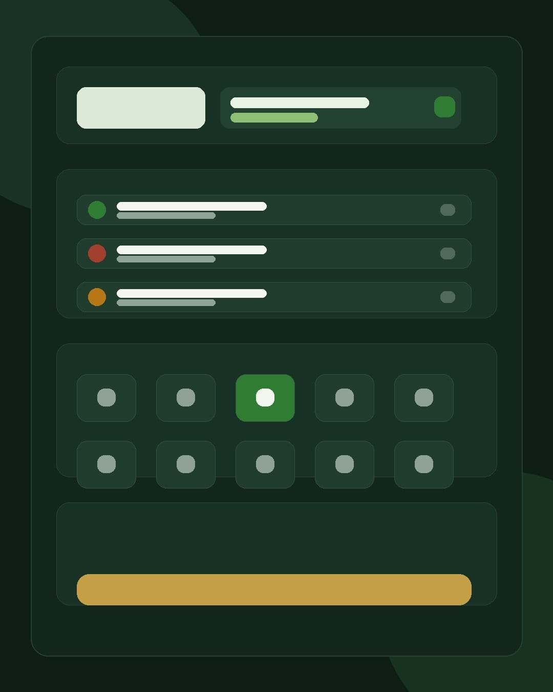 Réplica éditoriale de la sélection de propriété ou module avant de démarrer une activité dans Seringueiro