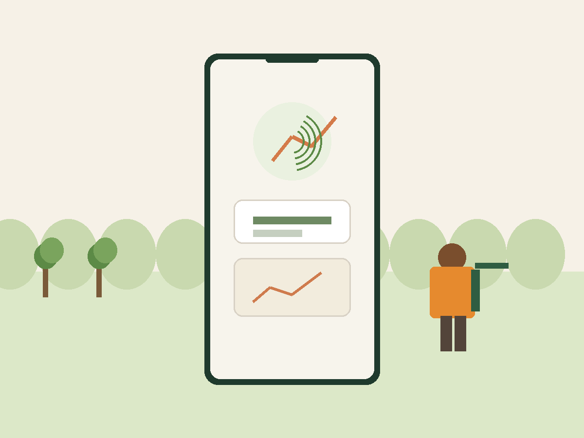 Suivi d’une activité de terrain en cours dans l’app Seringueiro