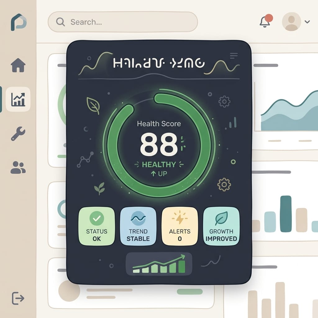 Réplica éditoriale d’un score de santé amélioré après corrections de terrain dans l’app Seringueiro