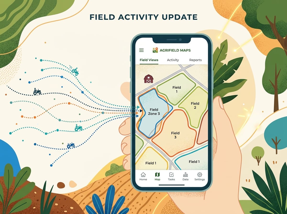 Réplica éditoriale du recalcul de la carte des tables à partir d’activités de terrain GPS récentes dans l’app Seringueiro