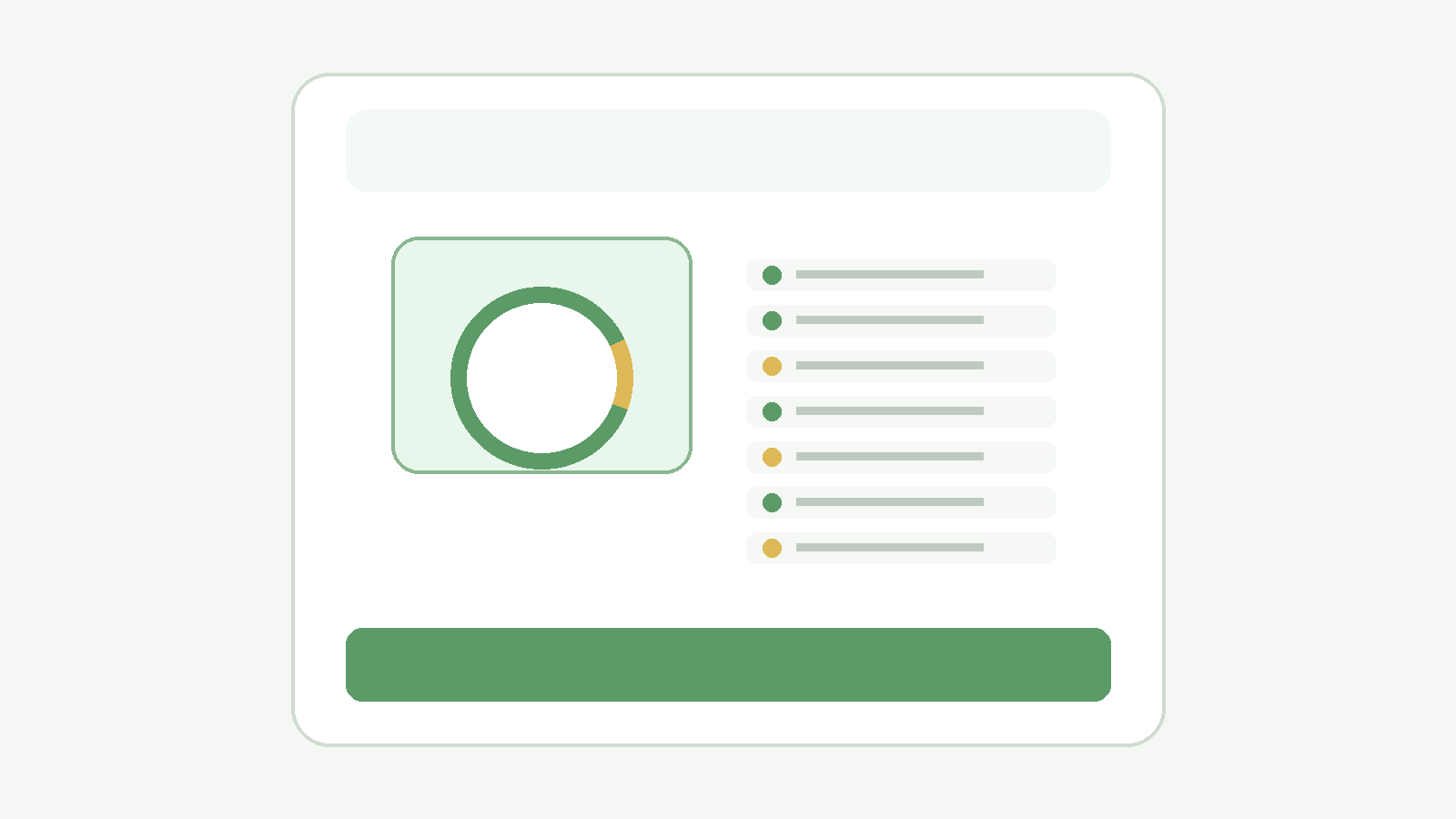 Réplica editorial de la carte de score de santé d’une propriété dans l’app Seringueiro