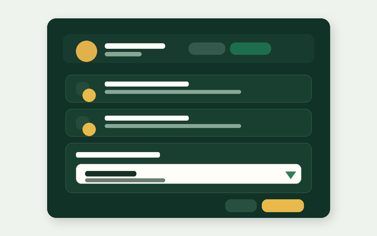 Réplique éditoriale de la gestion d’un membre avec sélection d’un module dans Seringueiro