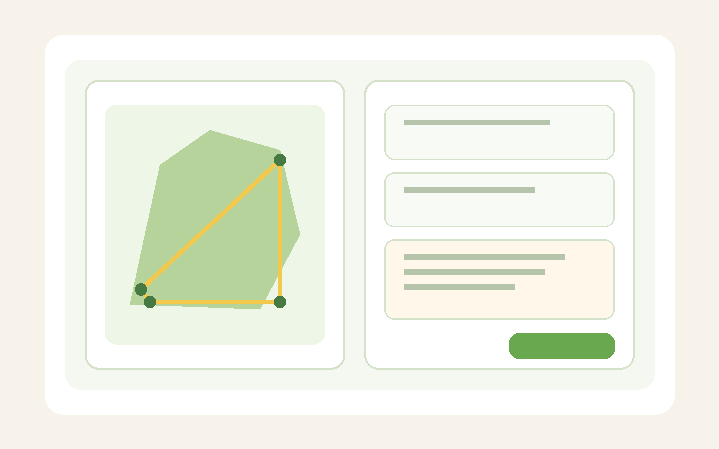 Réplica editorial d’un éditeur de contour de bloc de production dans l’app Seringueiro